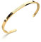THIORA Armreif Damen | Lebe Liebe Lache | Premium Edelstahl Armband | Flexible Größe | Geschenk für Frauen (Live Love Laugh - Gold)