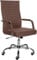 CLP Ergonomischer Bürostuhl Amadora I Höhenverstellbar, 360 Grad Drehstuhl I Kunstleder Oder Stoff Bezug I Langlebig, 120 kg Belastbar, Farbe:braun, Material:Stoff