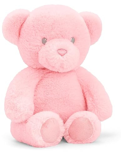 tachi Großer Plüschtier Bär 25 cm, Baby Kuscheltier Bärchen, Mädchen Stofftier Teddy rosa