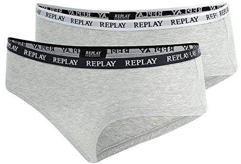 Replay Damen 2er Pack Slips mit Logobund