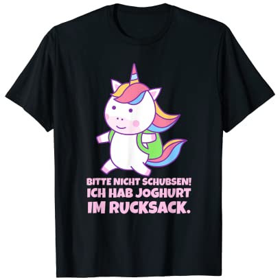 Joghurt Im Rucksack Einhorn T-Shirt