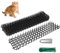 Jetcloud 10 Pcs Anti-Chat avec Pointes 4,9 M Tapis Répulsif Chat Exterieur Epine Grille Pic pour Jardin Anti-Chiens Maison Clôture de Intérieur Extérieur (10Pcs)