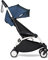 Passeggino BABYZEN YOYO2 6+ (Telaio Bianco e Rivestimento colorato 6+ Air France Blue) - Include l’imbracatura, lo schienale, i supporti della cappottina, il cuscino e la cappottina abbinata
