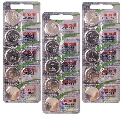 Maxell 15 x CR2025 3V Lithium Batteries