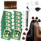 10PCS Plant Bubble Hair Dye Shampoo, Foam Hair Care, Pure Extract for Grey Hair Color, Fruit Cream (10Pcs Cold Brown)