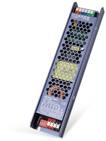 VARICART LED Trafo 12V 200W, Trafo 230V auf 12V DC 16.66A, Flach LED Netzteil 12V, Niedervolt LED Treiber, Konstante Spannung LED Transformator für LED Streifen G4 MR16 LED Lampen Beleuchtungen