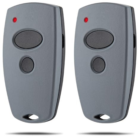 pepape 2 pièces télécommande de Porte de Garage pour Marantec D302-868, D304-868, D384-868, D321-868, D323-868, Compatible avec la télécommande Marantec Digital 868.3 MHz