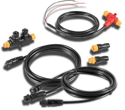 Bzumperyz NMEA 2000 Netzwerk-Starter-Set für Lowrance Simrad B&G Navico Garmin Netzwerke/Fishfinder/Kartenplotter, inklusive Backbone-Kabel, Drop-Kabel, Tees, Terminator-Kits, IP67 wasserdicht