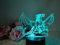 Optechvisual Drachenlampe LED Lampe als Tisch Deko Nachtlicht Schlaflicht Deko Drachen Figur, Detailreiche drachen kunst