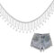 Glitzersteine für Textilien, Strasssteine zum Aufnähen für Kunsthandwerk Kleidung Jeans Nähen Schmuck DIY Hochzeits Dekoration (1 Yards)