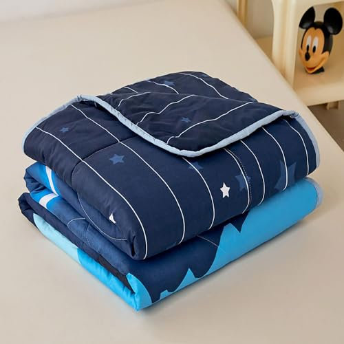 DOTBUY-SHOP Bettüberwurf Steppdecke Vegetativ Drucken Tagesdecke Leichte Tagesdecken mit Präge Wohndecke aus Gesteppt Bettdecke Bettbezug für Einzelbett Doppelbett (Mond,150x200cm)