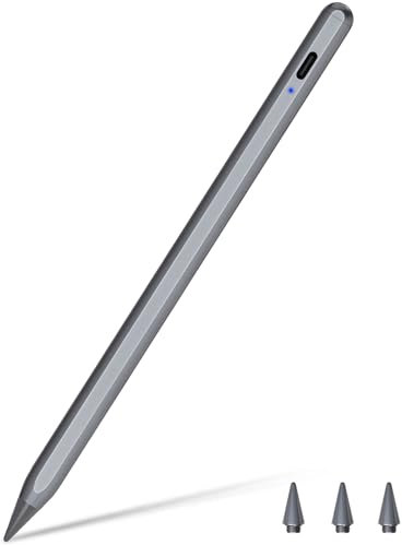 Pencil 2. Generation (10 Min Schnellladung), 2024 Professional Pencil für iPad mit Handfläche Ablehnung & Neigung, Eingabestift Stylus Pen für iPad 6-10, Air 3-5, Mini 5-6, Pro 11 1-4, 12.9 3-6