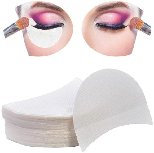 EAVUYIS Lidschatten Protector Pads, 150 Stück Lidschattenschild, Patches Lidschatten Schablonen, für Make-up Verwenden, zur Verhinderung von Wimpernverlängerung, Tönung