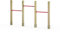 Wickey Dreier-Reck FIT Tumble 403 - Spielplatz Turngerät - Kinder Reckstangen-Set - Spielgerät aus Holz - 305x9x151 cm