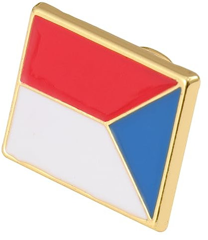 Modische Broschen mit Nationalflagge Aus Metall Kleidungsabzeichen für Besondere Anlässe