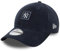 New Era New York Yankees Cap Kord verstellbar gebogener Schirm 9Forty Kappe Baseball Patch blau - One-Size