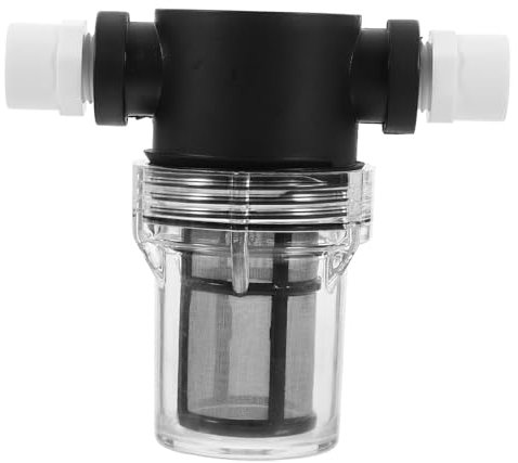Hohopeti Vorfilter für Trinkwasser Ersatzfilter für Wasserenthärtung bei Hartem Wasser 20mm Anschluss 80 Mesh Robustes Pvc und 304 Edelstahl
