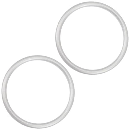 Aluminium Babytragetücher Ringe Silber für Neugeborene | Reise und Einkäufe, Tragetuch Zubehör, 2 Stück Pack, für Säuglinge und Kleinkinder
