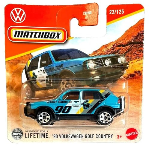 C0859 Matchbox 1:64 Single Cars 90 Volkswagen Golf Country JBT01