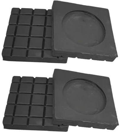 MERIGLARE 4 Stück Anti Vibrations Pads für Waschmaschinen, für Bett, Tisch, Klimaanlage