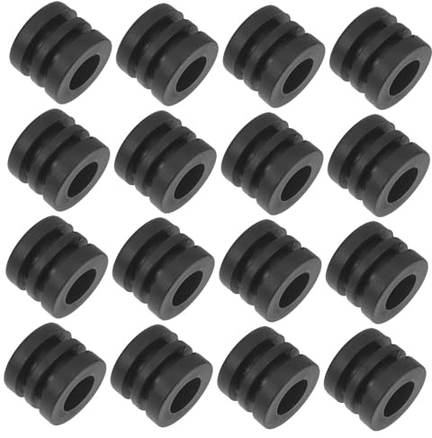 TOYZFRIENDY 16pcs Foosball Bumpers for Standard Table Football Games Plastic Replacement Parts Easy Install Anti-wear Gaskets for Leisure Foosball Tables
