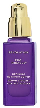Revolution Pro Miracle Retinoid Refining Face Serum, Anti-Ageing Retinoid Complex with Niacinamide & Hyaluronic Acid, Vegan & Cruelty Free, 30ml