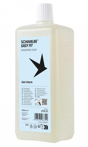Schwalbe Easy-Fit Montage-Fluid Reifenmontagespaste, Transparent, 1000 ml