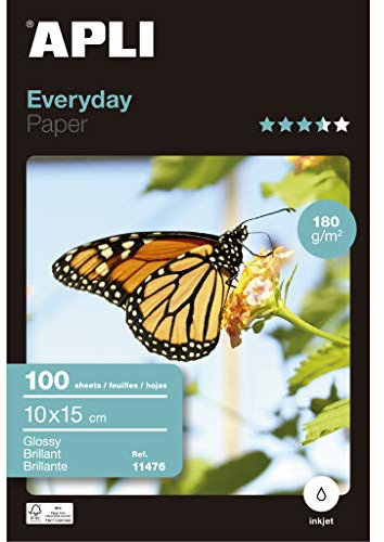 Apli Papier Photo Glacé 10 x 15 cm 11476