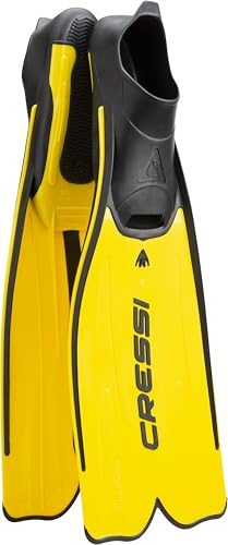 Cressi Rondinella - Aletas, Color Amarillo, Talla 45-46
