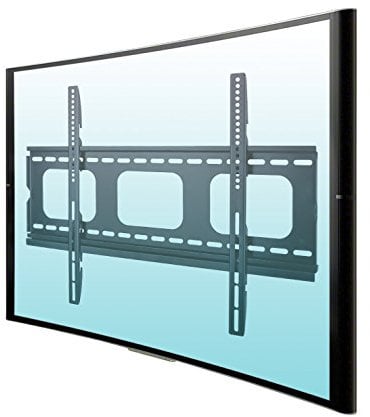 Allcam Super-slim Universal Wall-Mount TV Bracket for 50-85 LED/LCD TVs up to Mount Size 800x400 w/Anti-theft Security Bar (large)