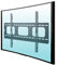 Allcam Super-slim Universal Wall-Mount TV Bracket for 50-85 LED/LCD TVs up to Mount Size 800x400 w/Anti-theft Security Bar (large)