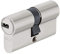 Abus 71031 EC-SNP40/70 Cylindre de porte 40 x 70 mm Nickelé Mat