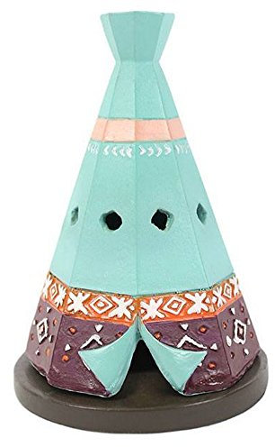 Porte-encens Tipi en résine Multicolore – 9,7 cm x 6,5 cm (1 pièce) – Design décoratif Unique pour événements
