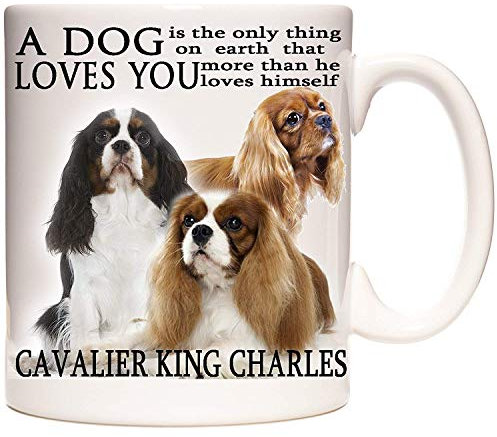 Cavalier King Charles Spaniel Mug.11oz Ceramic Mug. Cavalier King Charles Spaniel Photo Mug. Gift Mug for Cavalier Kings Charles Spaniel Dog Owners