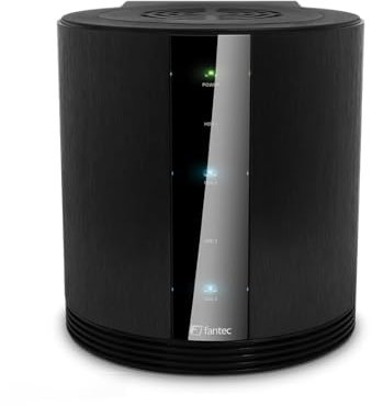 Fantec SQ-35u3e 6G 4 Voies Boîtier de Disque Dur Externe, 8,89 cm (3,5 Pouces) Noir