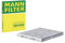 MANN-FILTER CUK 24 004 Filtro aria cabina - Filtro Antipolline con Carbonio attivato - per Autovetture + veicoli commeriali