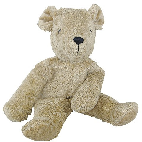 Senger Naturwelt großer Schlenker-Bär, Beige I Kuscheltier aus GOTS-zertifizierten Materialien I Naturnahes Design für Spielspaß und Dekoration