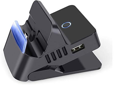 Switch TV Dock Docking Station Compatible with Nintendo Switch/Switch OLED Model, Portable Switch Base Charging Adapter Cradle with HDMI and USB3.0 Port