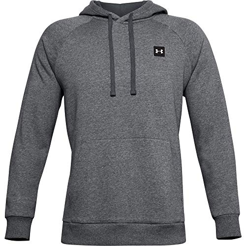 Under Armour Men Rival Fleece Hoodie, Men’s running hoodie with loose fit, comfortable and warm hooded jumper for men