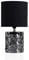 Pauleen 48015 Crystal Glow Tischleuchte max. 20-W Tischlampe für E14 Lampen Nachttischlampe Grau Schwarz 230V Metall/Kunststoff ohne Leuchtmittel