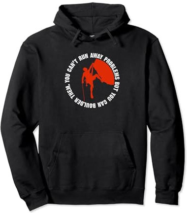 Felsenkletterer Bouldern Klettern Berge Kletterer Geschenk Pullover Hoodie