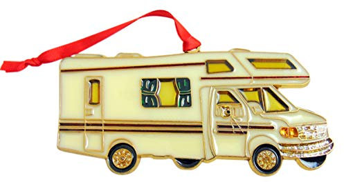 Westmon Works Weihnachtsbaumschmuck für Wohnmobil, Camping, 6 inch Metallgestell mit Polyresin, Weihnachten