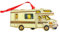 Westmon Works Weihnachtsbaumschmuck für Wohnmobil, Camping, 6 inch Metallgestell mit Polyresin, Weihnachten
