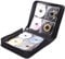 256 Capacity CD/DVD Protective CD Case Wallet Organiser Storage Holder Bag Portable with Carry Handle - HOLDS 256 CD's DVD's Blu Ray Video Games Disc's BLACK