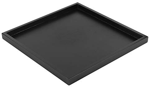 Serving Tray, 30x30x2cm Square Wood Tea Coffee Snack Food Serving Tray for Home Kitchen Restaurant