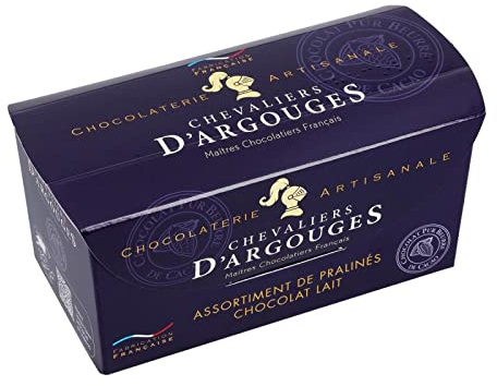 LES CHEVALIERS D'ARGOUGES - LES CHEVALIERS D'ARGOUGES ASSORTIMENT DE PRALINÉS CHOCOLAT LAIT 185G - Offre Special