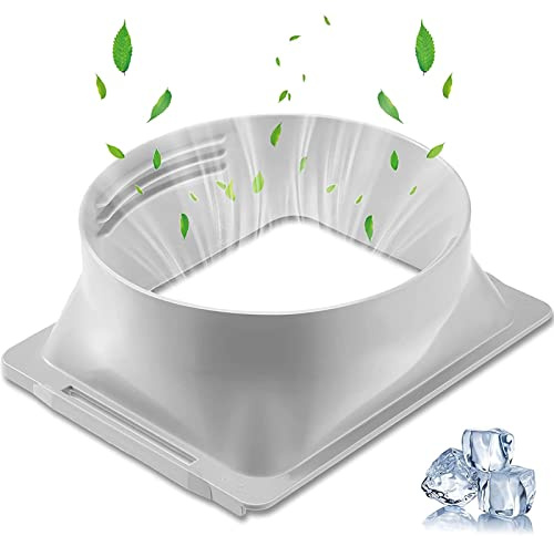 GEBIN Abluftschlauch-Kit Für Tragbare Klimaanlagen, 150mm-Fenster-Adapter-Rohrverbinder, Mobile Klimaanlage Fensteradapter Klimageräte-Zubehör Progress Component Kit (Quadrat)