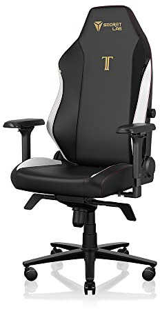 Secretlab Silla Gaming Titan EVO Classic: Silla de Oficina reclinable, ergonómica y Resistente con reposabrazos 4D, cojín magnético y Soporte Lumbar de 4 vías. Soporta hasta 180 kg. Negro. Polipiel