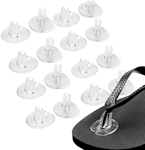 Flip Flops Gel Silikon Zehenschutz Flip Flop Zehentrenner Silikon Pads Damen für Tanga Sandale Klare Sandale Flip Flops für Damen Herren,Schutz Vor Schmerzen Und Blasen(8Paar）