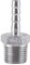 BORDSTRACT Raccordi portagomma SS304 Raccordo filettato Maschio in Acciaio Inox Raccordo Coda Tubo Flessibile BSP 1/8~3/4 per Il Collegamento di Tubi dell'Aria, Tubi Carburante, Tubi del(1/2×8mm)